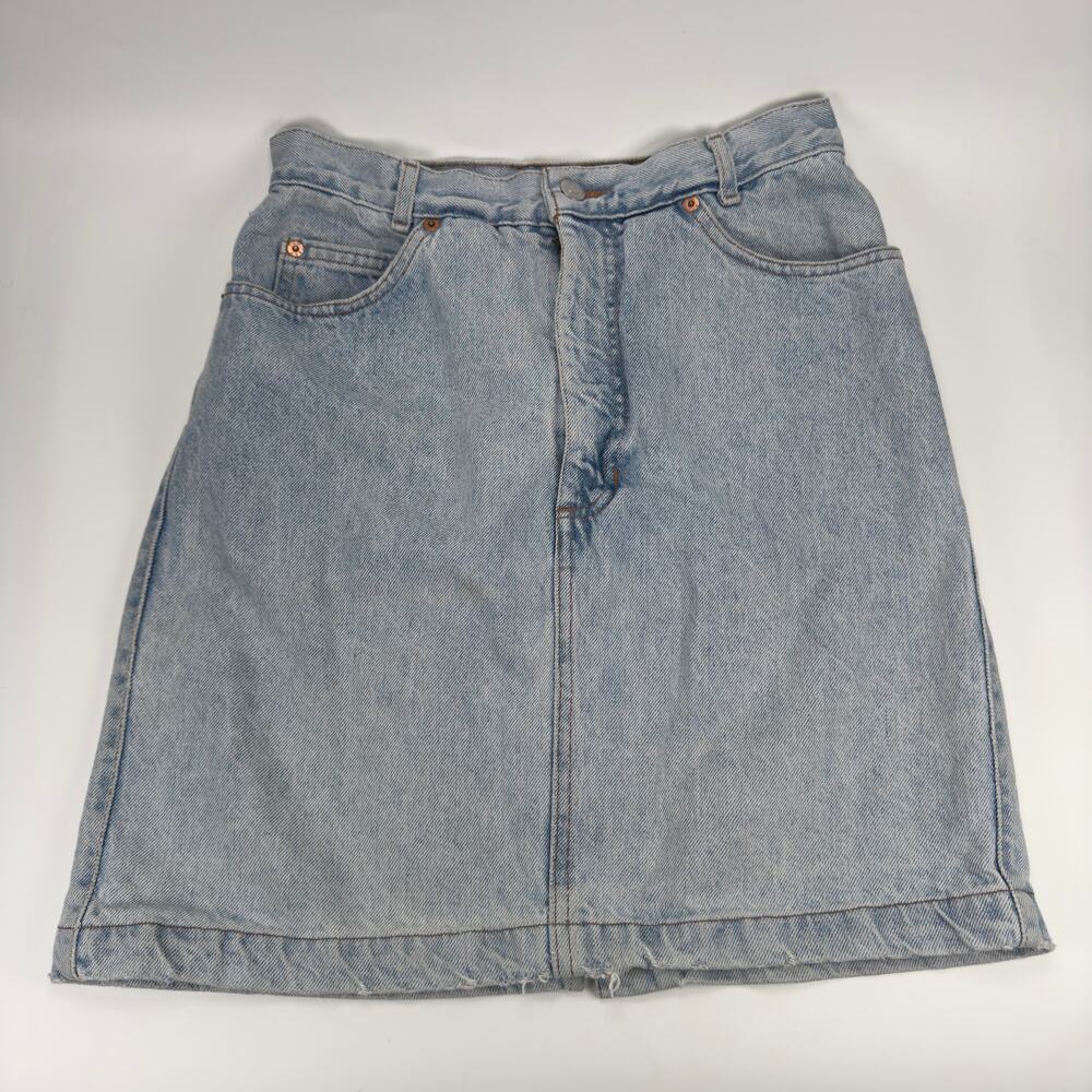 Vintage GAP Women's Denim Skirt Light Wash Classic Size 4